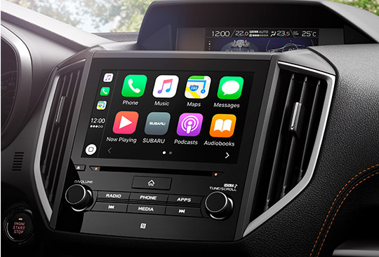 Apple CarPlay<sup>*3</sup> and Android Auto<sup>*4</sup>